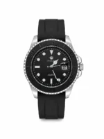 Proking Black Dial Rubber Strap Dive Watch - Image 2