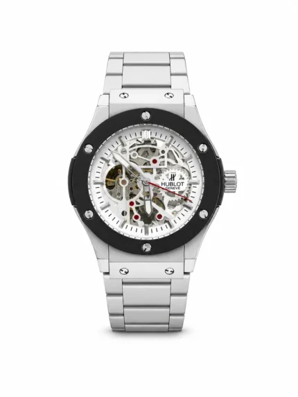 Hublot Classic Fusion Aerofusion Titanium Black & White Bezel