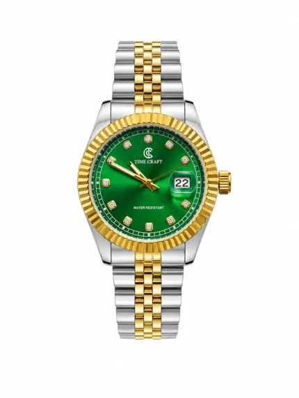 Timecraft Two-Tone Diamond Watch