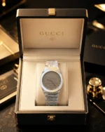 Gucci 25H Stainless Steel Watch - Image 5