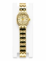 Premier Cushion Roman Numeral Crystal Watch - Image 5