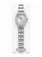 Premier Cushion Roman Numeral Crystal Watch - Image 4