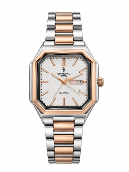 Cristal Square Daydate Watch
